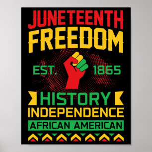 Juneteenth Is The Real Independence Day Freedom 18 Poster