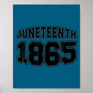 Juneteenth ish since 1865 breaking chains poster