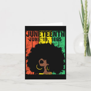 Juneteenth June 19th 1865 Ancestors African Americ Card