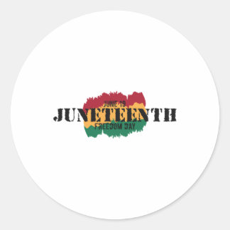 Juneteenth - Juneteenth Is My Independence Day Sti Classic Round Sticker