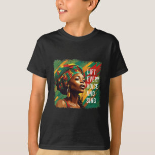Juneteenth Lift Every Voice Sing Black History Mon T-Shirt