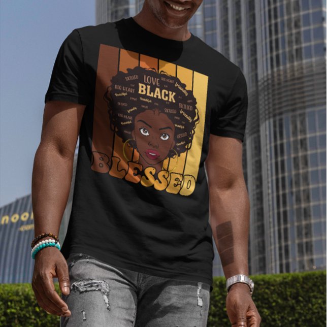 Juneteenth Melanin Black African American Girl T-Shirt (Creator Uploaded)