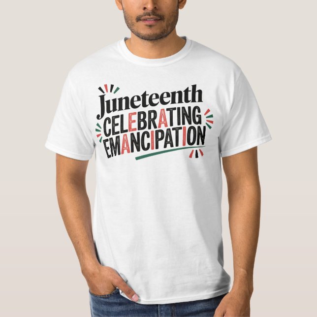 juneteenth mens T-Shirt (Front)