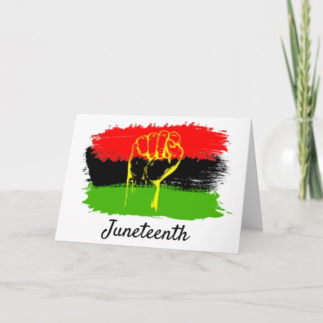 Juneteenth National Independence Day Card (Front)