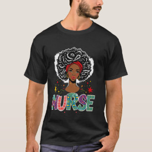 juneteenth nurse Since 1865 for women girls Africa T-Shirt
