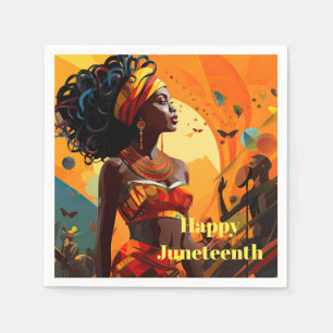 Juneteenth Paper Napkin