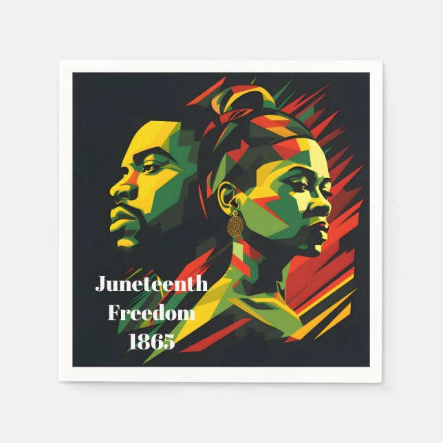 Juneteenth Paper Napkin (Front)