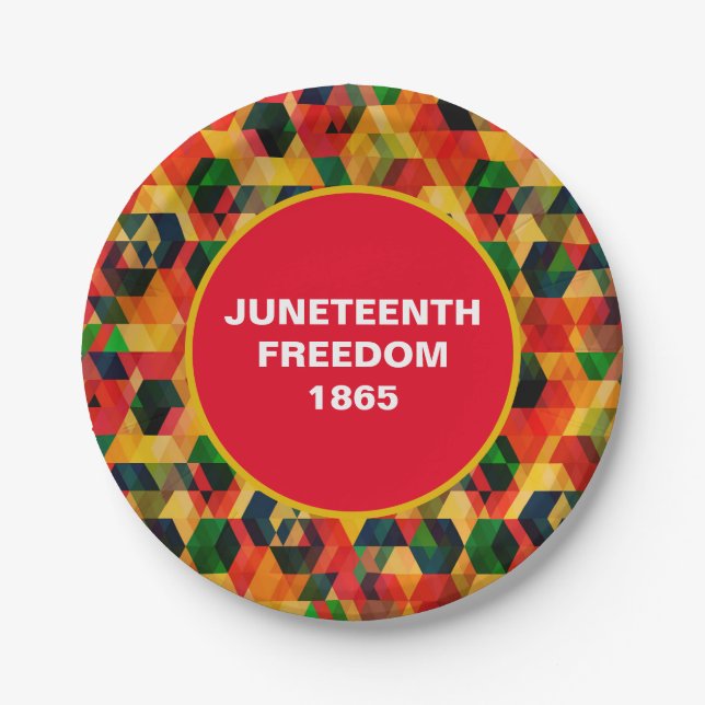 Juneteenth Paper Plates (Front)