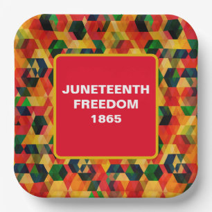 Juneteenth Paper Plates