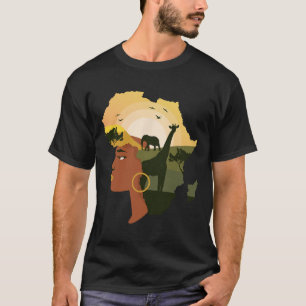 Juneteenth Party Favour Pan African Decor Afro Ame T-Shirt