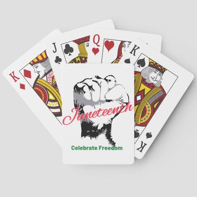 Juneteenth Playing Cards (Back)