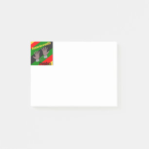 Juneteenth  post-it notes