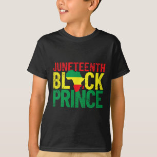 Juneteenth Prince For Boys Juneteenth T-Shirt