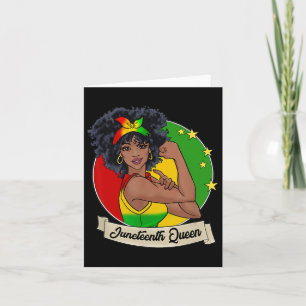 Juneteenth Queen Melanin Black Girl Magic Women Gi Card