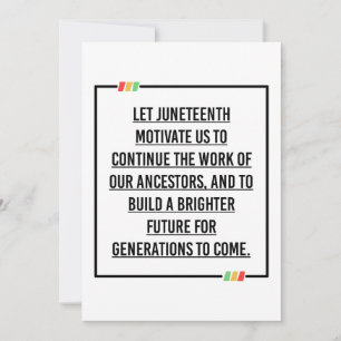 Juneteenth Quotes, Freedom of African American. Invitation