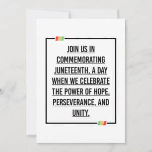 Juneteenth Quotes, Freedom of African American. Invitation