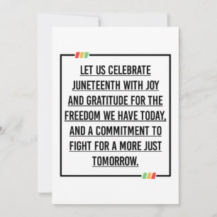 Juneteenth Quotes, Freedom of African American. Invitation