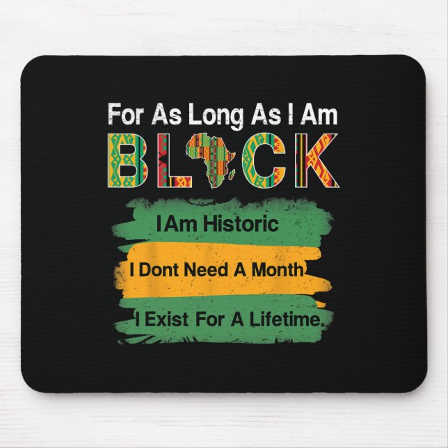 Juneteenth Shirt Celebrating Black Freedom African Mouse Pad (Front)