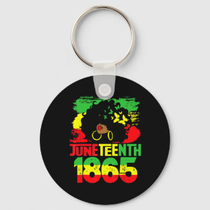 Juneteenth Shirt For Women Juneteenth Black Americ Key Ring