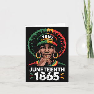 Juneteenth shirts black pride afro men women kids  card