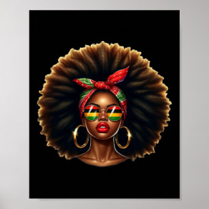 Juneteenth Shirts Women Afro Black History Drug Pr Poster