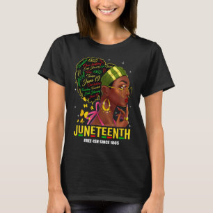 Juneteenth Shirts Women Celebrating Black Freedom