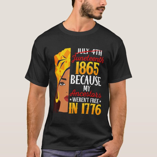 Juneteenth Shirts Women Juneteenth African America (Front)