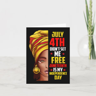 Juneteenth Shirts Women Juneteenth African America Card