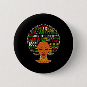 Juneteenth Shirts Women Juneteenth Afro Juneteenth 6 Cm Round Badge