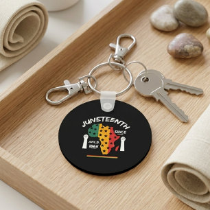Juneteenth Since June 19 1865 Freedom Quote Key Ring