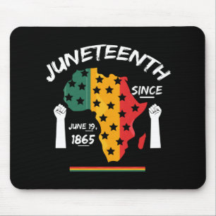 Juneteenth Since June 19th 1865 T-shirt Free Ish Mouse Pad