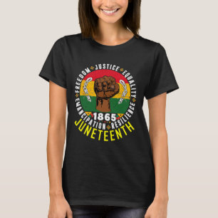 Juneteenth Tee For Men Black Freedom Celebration J