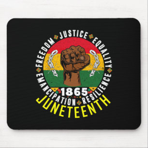 Juneteenth Tee For Men Black Freedom Celebration J Mouse Pad