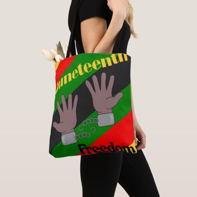 Juneteenth  tote bag (Close Up)