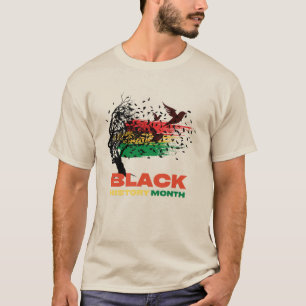 Juneteenth Tree African Root Afro Proud Black June T-Shirt