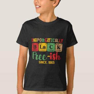 Juneteenth Unapologetically Black Periodic Women M T-Shirt