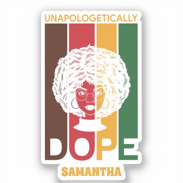 Juneteenth | Unapologetically Dope | Afro Woman (Front)