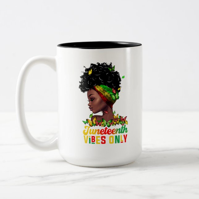 Juneteenth Vibes Coffee Mug (Left)