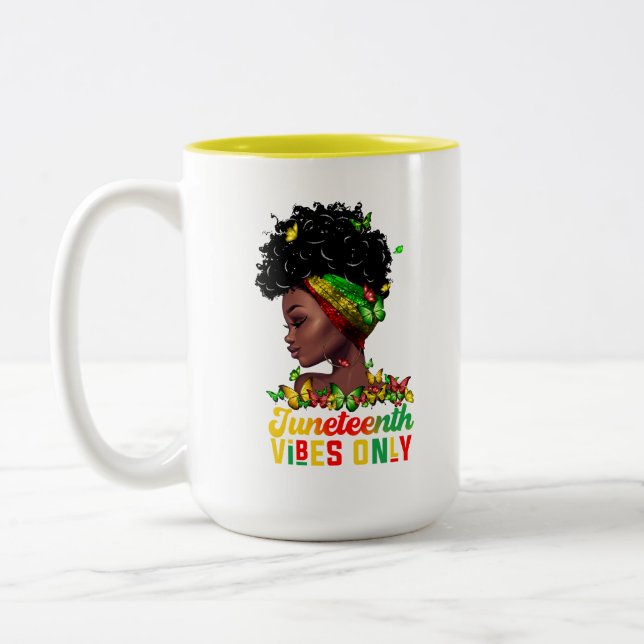 Juneteenth Vibes Coffee Mug (Left)