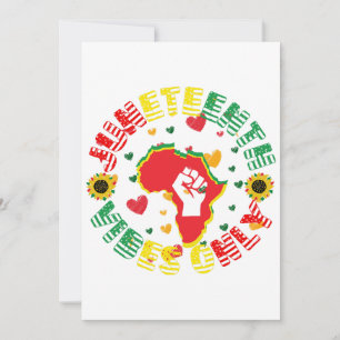 Juneteenth Vibes Only Celebrate Freedom! Invitation