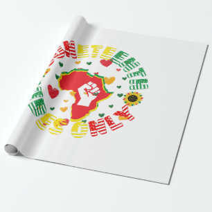 Juneteenth Vibes Only Celebrate Freedom! Wrapping Paper