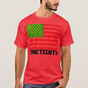 Juneteenth Vintage Style Flag T-Shirt