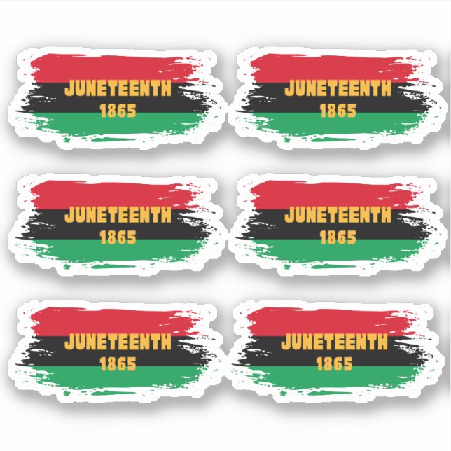 Juneteenth Vinyl Stickers (Front)
