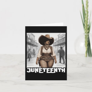 Juneteenth Wild West Card
