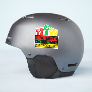 Juneteenth Word Art Pan Africa Colours Vinyl