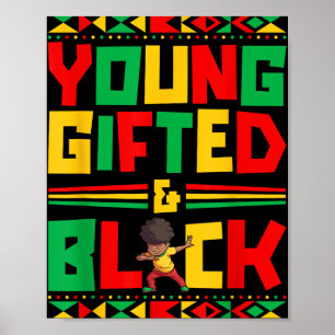 Juneteenth Young Black Boy African American Histor Poster