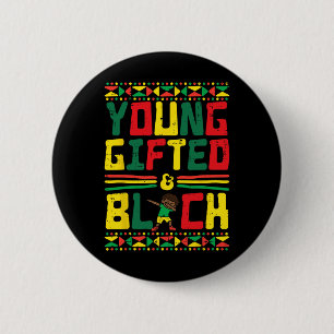 Juneteenth Young Gifted African Boy Dab Toddler Bo 6 Cm Round Badge