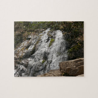 Juney Whank Falls at Smoky Mountains Jigsaw Puzzle