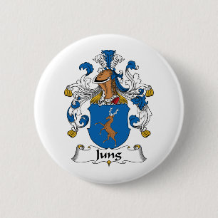 Jung Family Crest 6 Cm Round Badge