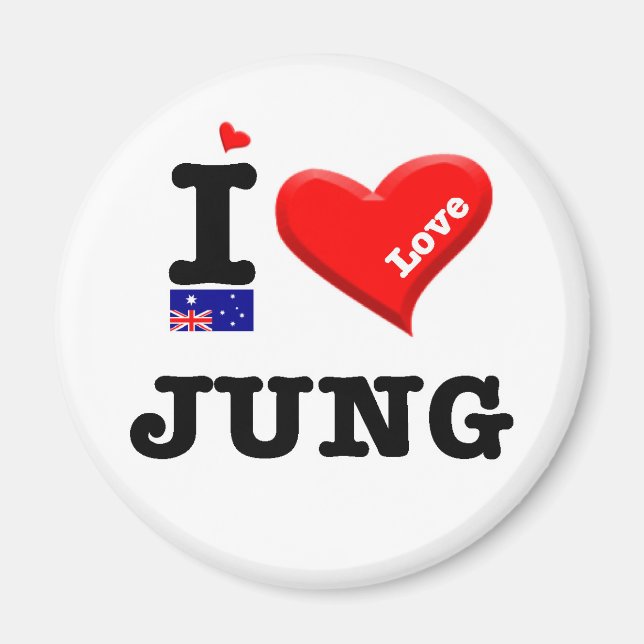JUNG - I Love Magnet (Front)
